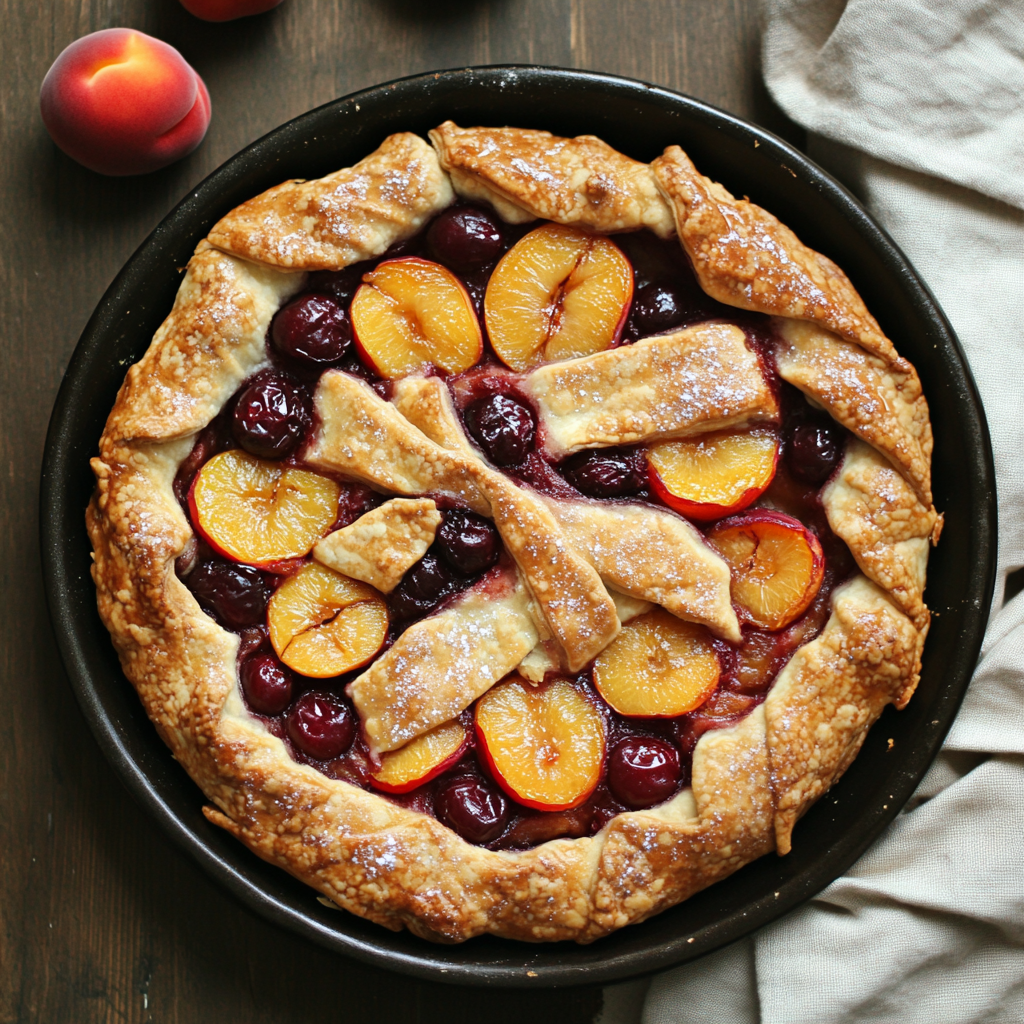 Apricot Cherry Galette