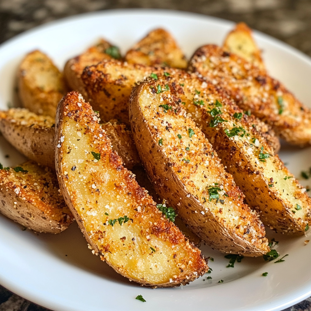 Extra-Crispy Baked Potato Wedges Recipe