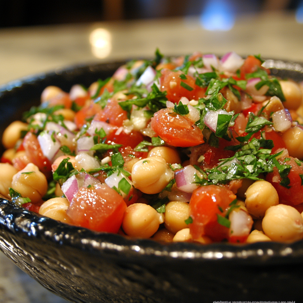 Fresh and Flavorful Chickpea Salad