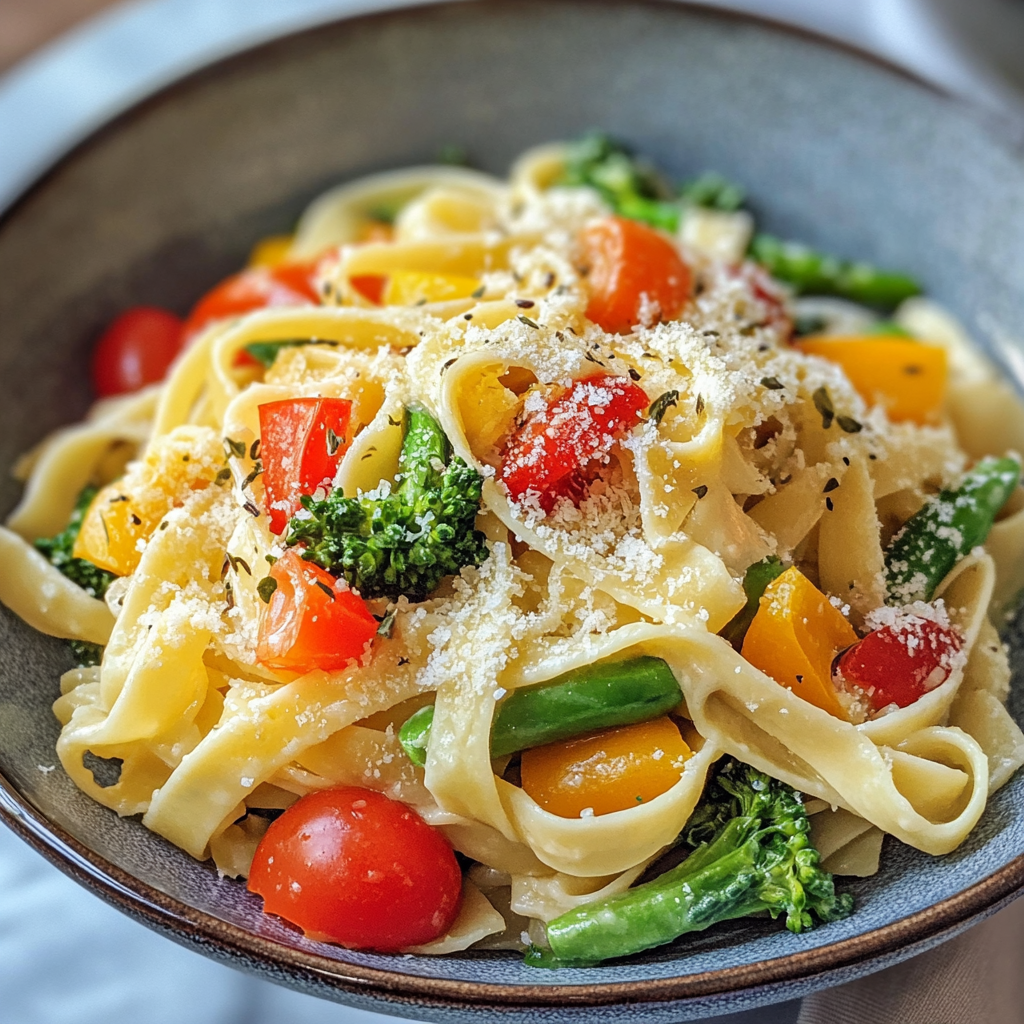 Homemade Pasta Primavera Recipe