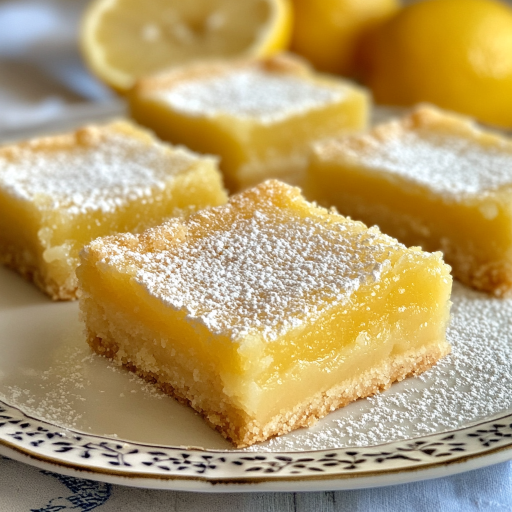 Lemon Bars with Buttery Shortbread Crust