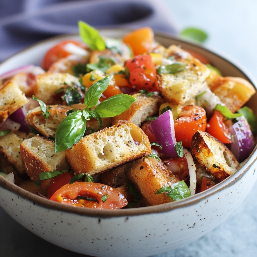 Panzanella Salad with Crusty Bread