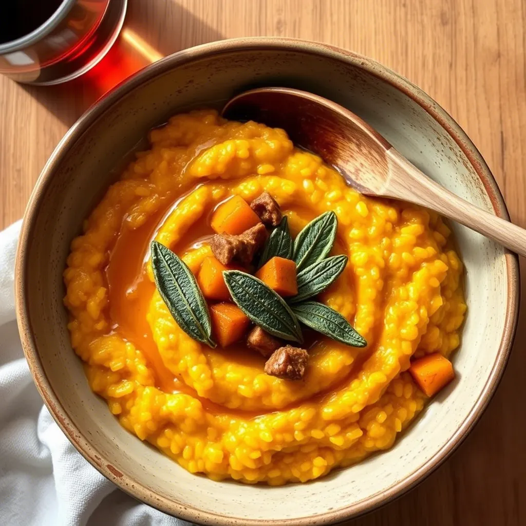 Butternut Squash and Sage Risotto