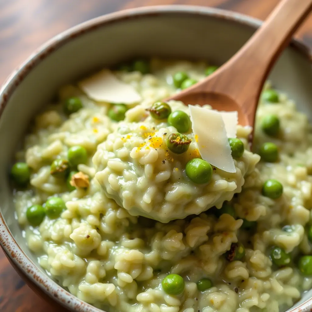 Spring Pea and Asparagus Risotto